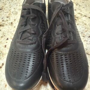 Dansko unisex Black Perforated Sneakers